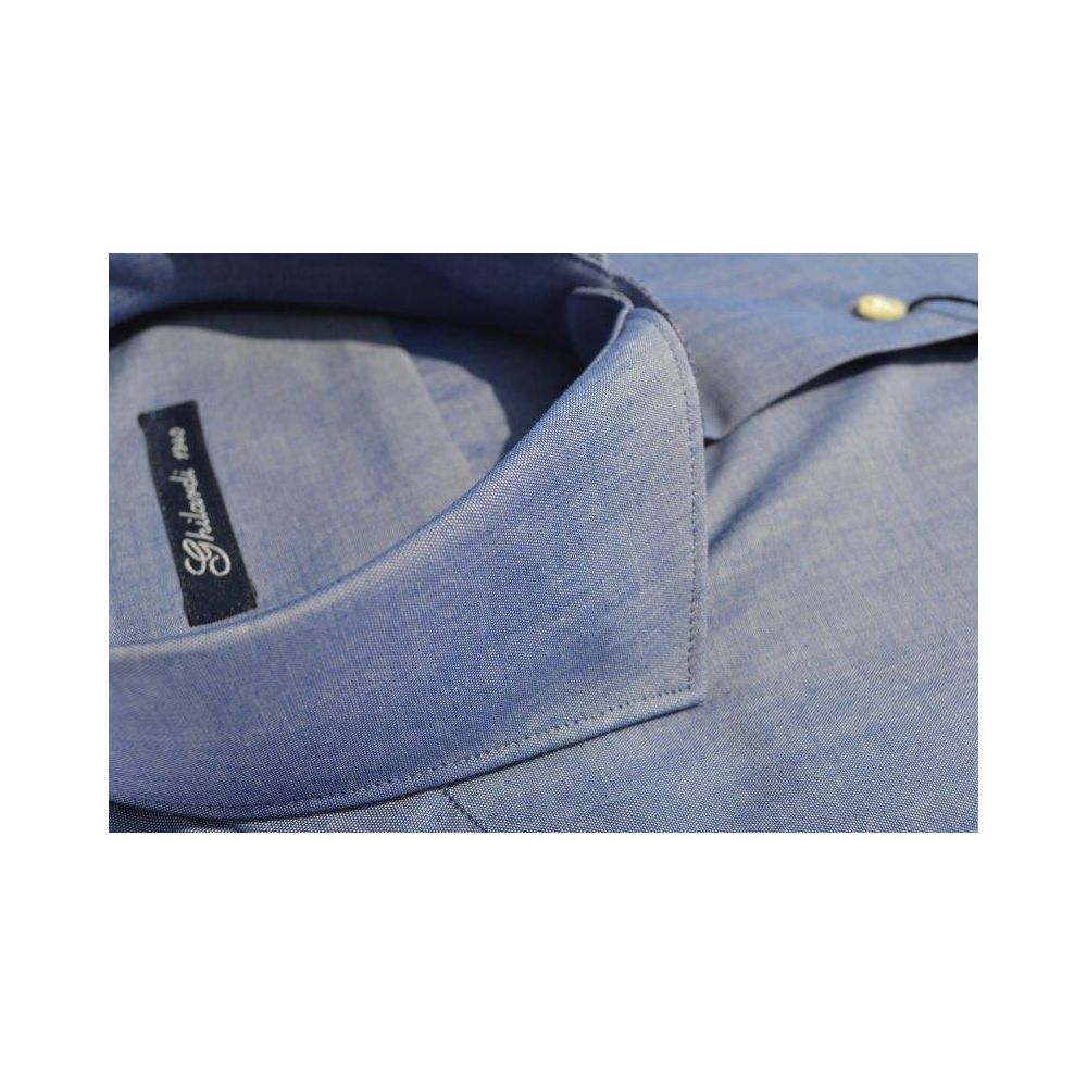 Camicia uomo in 100% cotone chambray - Ghilardi - Vendita e produzione di camicie da uomo dal 1940