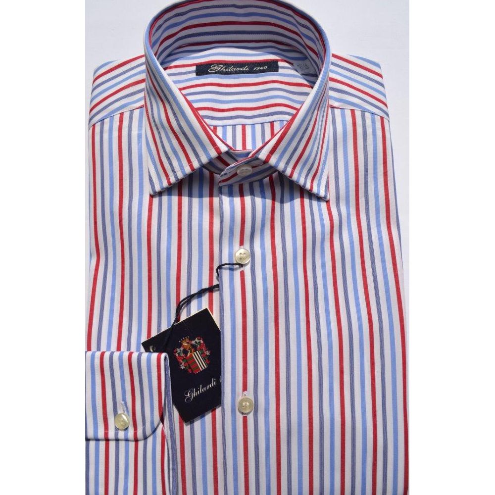 Camicia uomo in 100% cotone di alta qualita' rigata - Ghilardi - Vendita e produzione di camicie da uomo dal 1940
