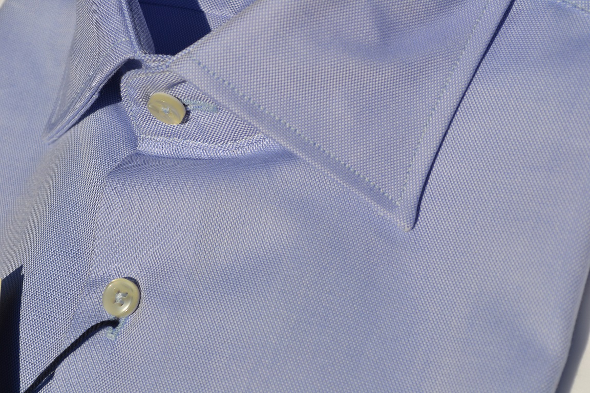Camicia uomo in 100% cotone in Oxford azzurro - Ghilardi - Vendita e produzione di camicie da uomo dal 1940