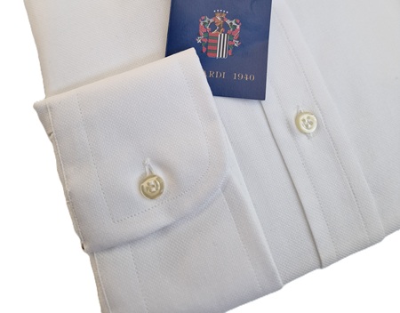 Camicia Uomo 100% cotone in Royal Oxford Bianco - Ghilardi - Vendita e produzione di camicie da uomo dal 1940