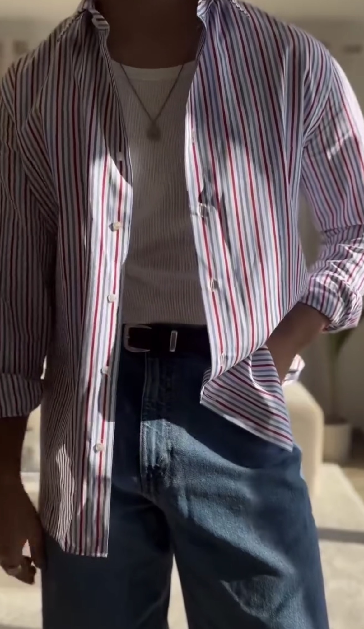 Men's striped shirt in 100% high quality cotton - Ghilardi - Sale and production of men's shirts since 1940